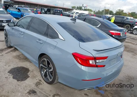 2022 Honda Accord Sport из США, поврежденный, VIN 1HGCV1F37NA107622